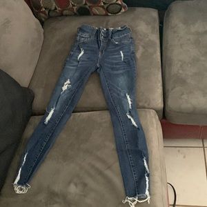 Kids blue ripped jeans